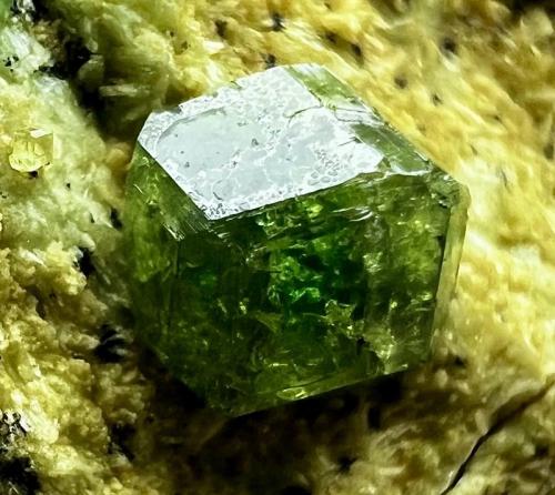 جارنيت (Demantoid) خام طبيعي (غير معالج) 194.8 قير...