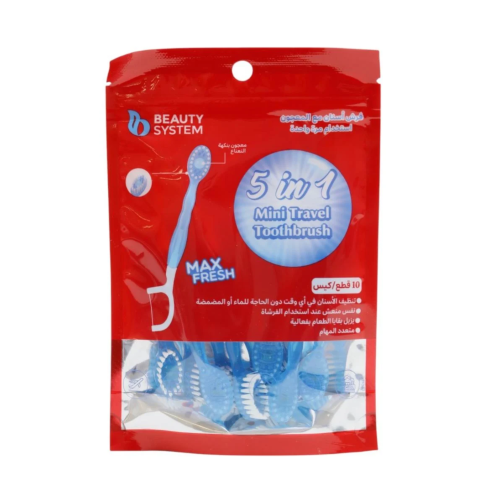 فرشاة ومعجون مع خيط تنظيف الاسنان من بيوتي سيستم 1...