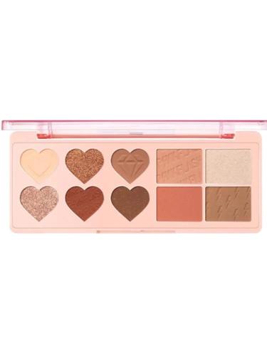 Multi-purpose eyeshadow palette from Pink Flash 03 caramel toffee
