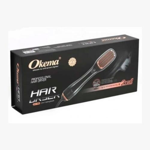 اوكيما 2 في 1 فرشاة تصفيف الشعر الإحترافية Ok-715