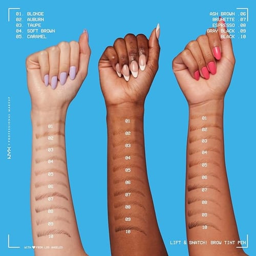 قلم حواجب سائل نحيف كراميل ان واي اكس