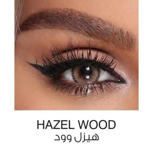 عدسات امارا الشهريه هازل وود HAZEL WOOD