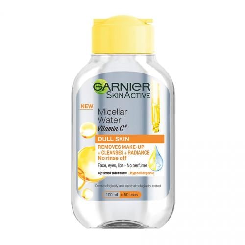 غارنيه مزيل مكياج منضف ميسيلار 100 مل بفيتامين سي