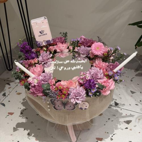 بوكيه مرايا: هدية مميزة لأعياد الميلاد مع الزهور ا...