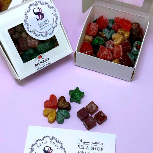 مستكة معطره مشكله قلوب ونجمات صغيره