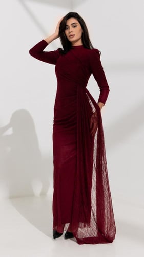 فستان دانتيل فاخر