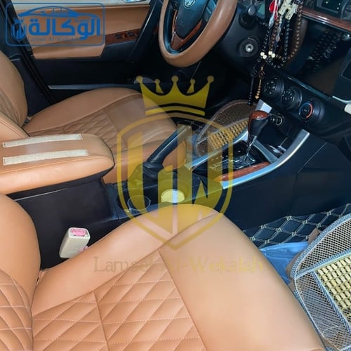 تفصيل مراتب جلد كورولا لون جملي