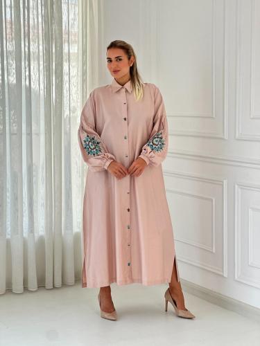 جلابية رمضانية مطرزة يدويا - نوود