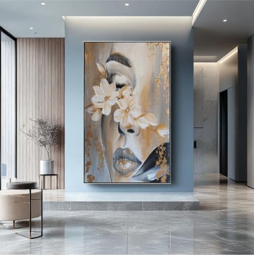 لوحة جدارية فنية بشكل عصريC1587