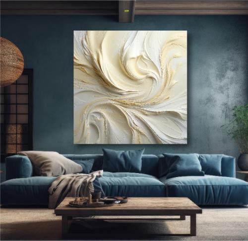 لوحة جدارية مربعة فنية C430