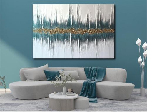 لوحة جدارية فن تجريدي -893