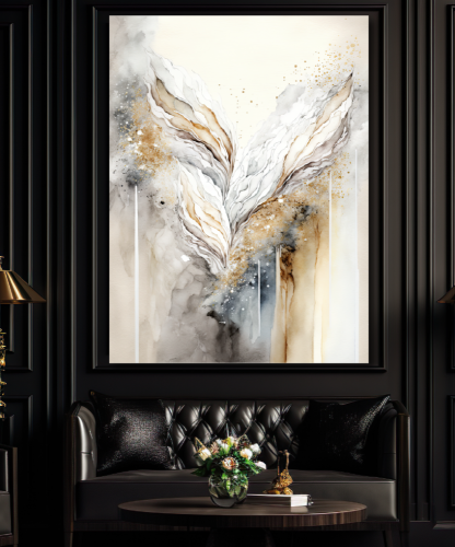 لوحة جدارية فن تجريدي C1091