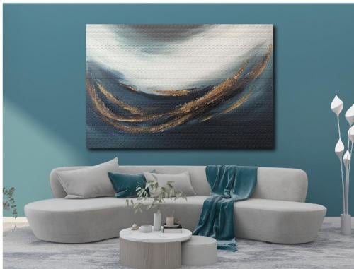 لوحة جدارية فن تجريدي -257