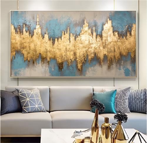 لوحة جدارية فن تجريدي C1631