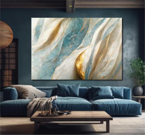 لوحة جدارية فن تجريدي C516