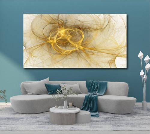 لوحة جدارية فن تجريدي C115