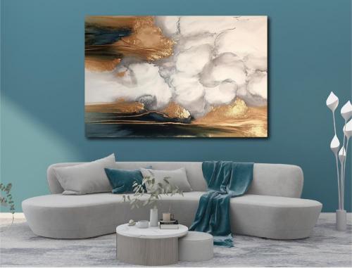 لوحة جدارية فن تجريدي -689