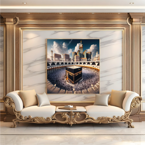 لوحة جدارية الحرم المكي A1614
