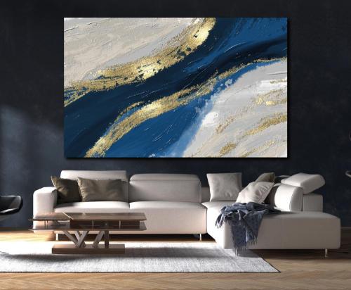 لوحة جدارية فن تجريدي C865