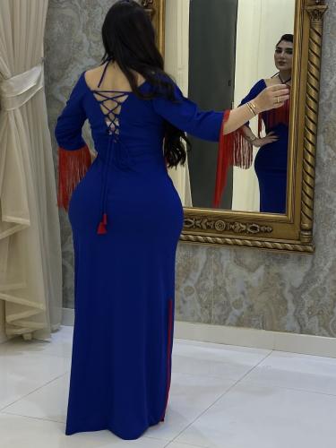 Stretch crepe dress