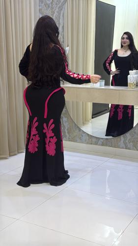 Stretch crepe dress