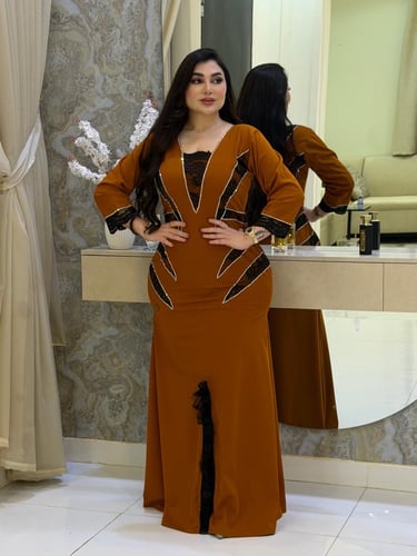 Stretch crepe dress