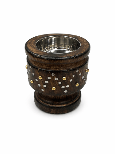 Small wooden incense holder