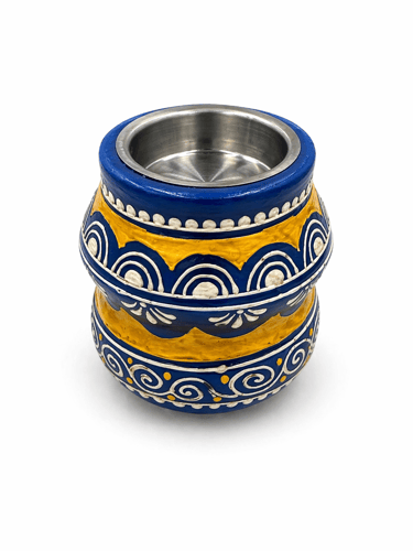 Small clay incense burner