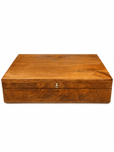 Large wooden box