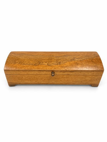 Rectangular wooden box