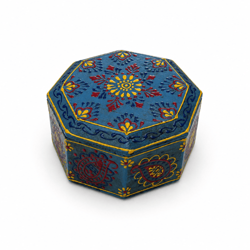 Wooden box half an ounce