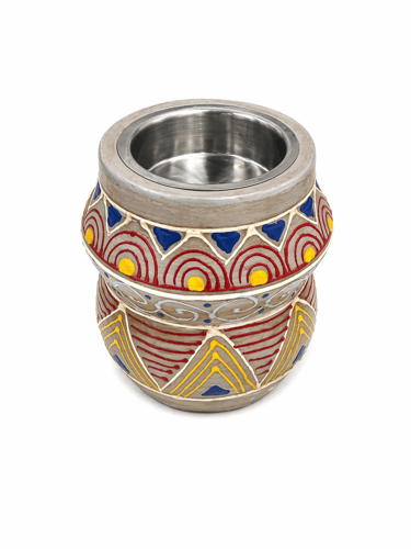 Small clay incense burner