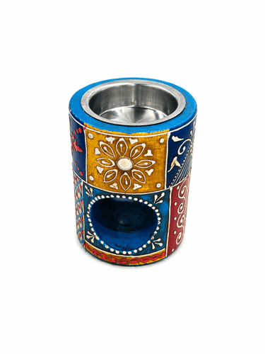 Small wooden incense holder