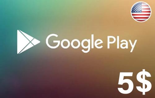 قوقل بلاي - امريكي - 5$