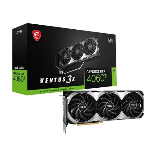 MSI VGA RTX 4060TI VENTUS 3X 16G OC كرت شاشة