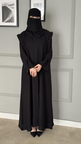 عبايه رحيق بسحاب مخفى