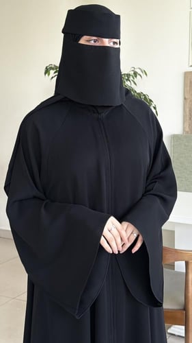 عباية حكاية دبل كلوش ساده