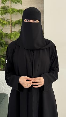 عباية طيف بسحاب مخفي وجيوب
