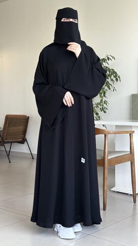 عباية حكاية دبل كلوش ساده