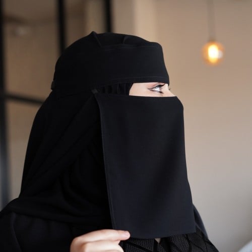 بكج 3 نقاب مشبك وسط