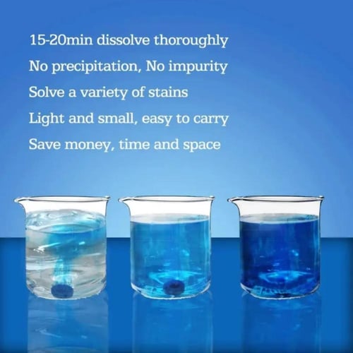 أقراص فوارة لتنظيف الزجاج