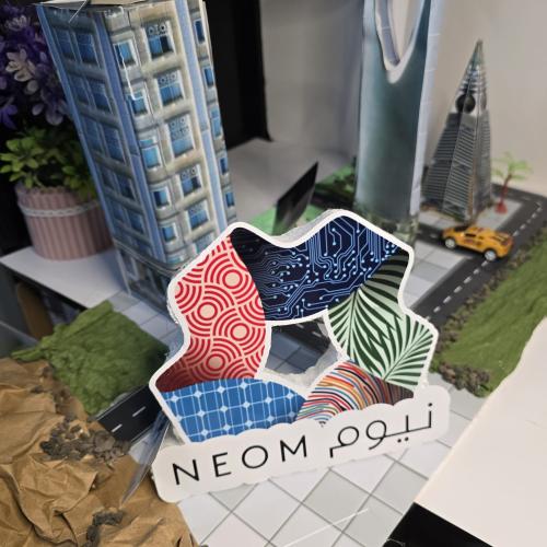 مجسم مدن المستقبل مستوحى من NEOM