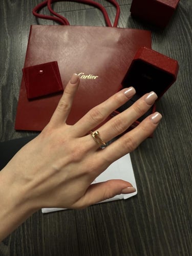 خاتم carter ذهبي - المسمار بدون فصوص