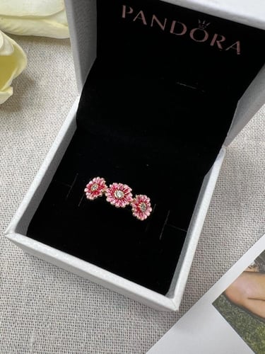 خاتم باندورا PANDORA قولد روز