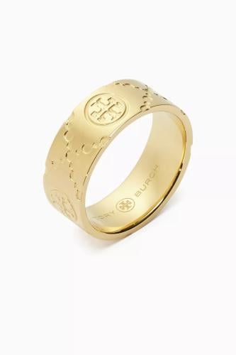 خاتم TORY BURCH ذهبي