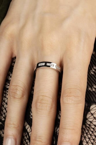 خاتم LOVE من MORSE CODE