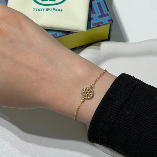 إسوارة ميلر بافيه TORY BURCH معدن ذهبي