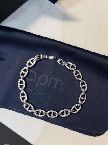 اسوارة مايلي مارين apm( لون فضي )