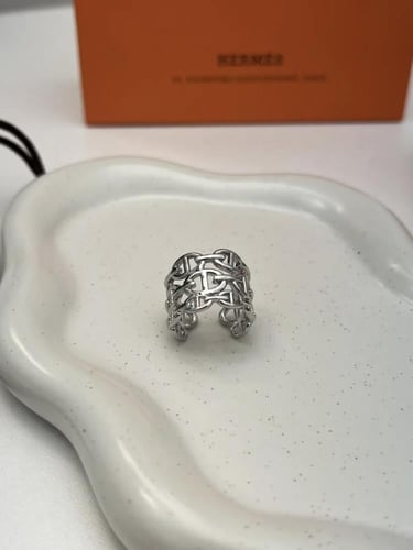 خاتم فضي - HERMES