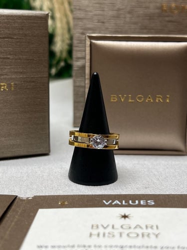 خاتم BVLGARI الماسي